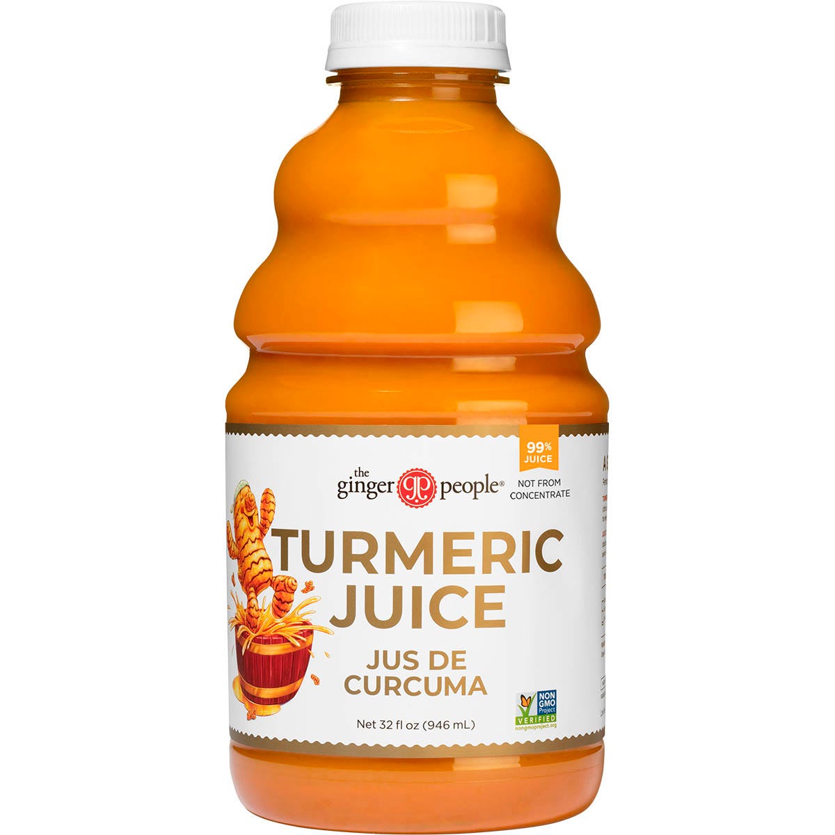 The Ginger People Turmeric Juice 99% 946ml - The Ginger People