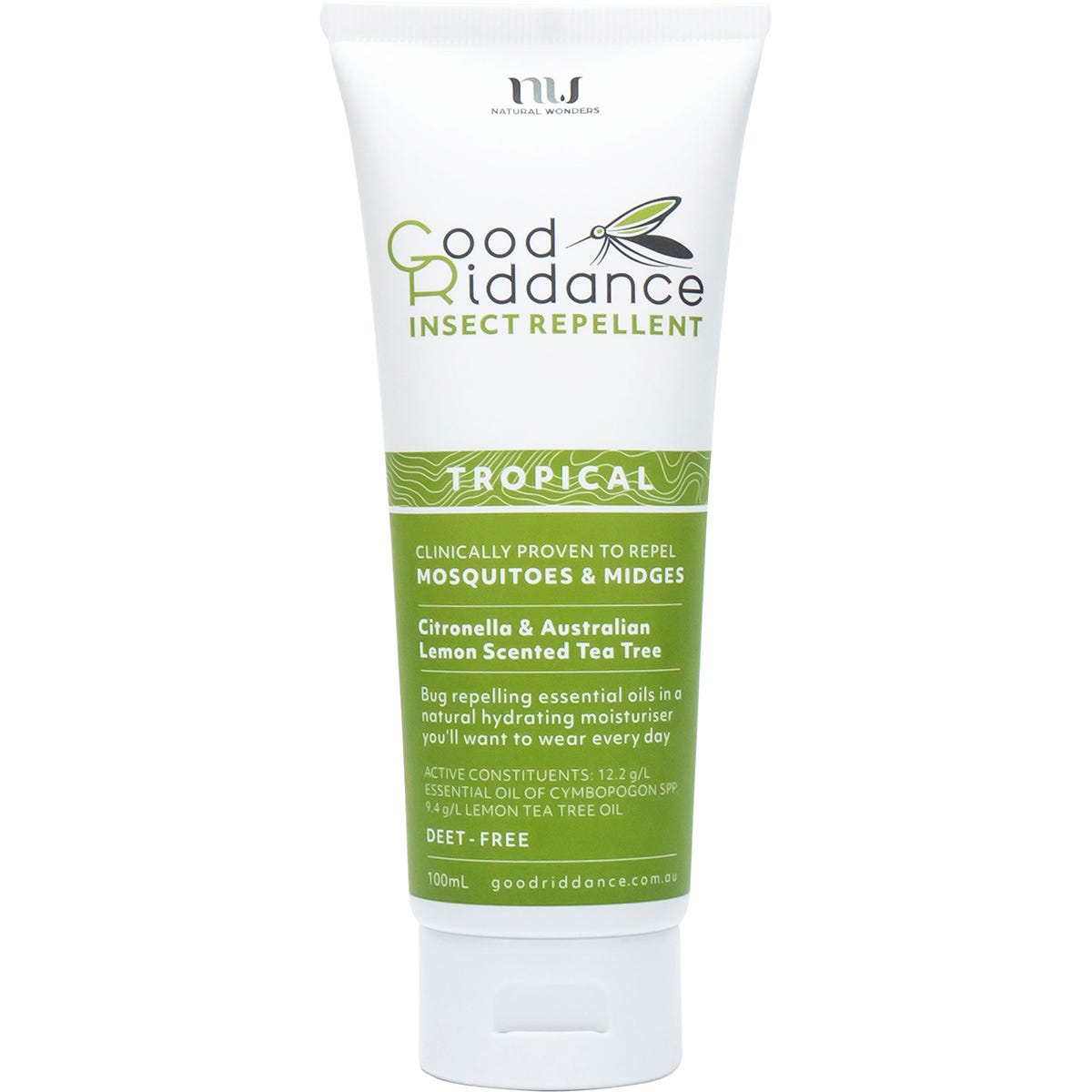 Good Riddance Insect Repellent Tropical 100ml - Good Riddance