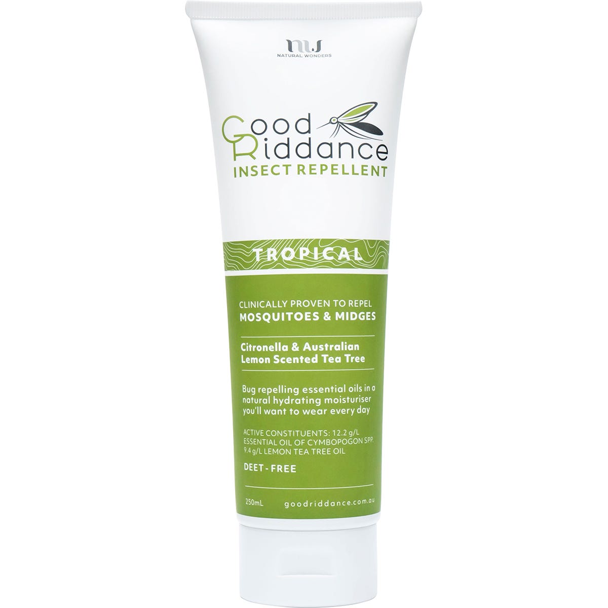 Good Riddance Insect Repellent Tropical 250ml - Good Riddance