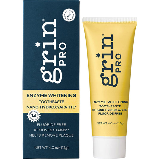 Grin Pro Toothpaste Enzyme Whitening Nano-Hydroxyapatite 113g - Grin