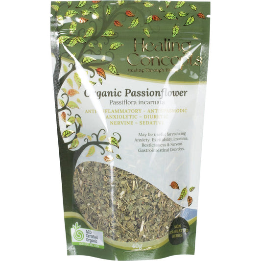 Healing Concepts Organic Passionflower 40g - Healing Concepts