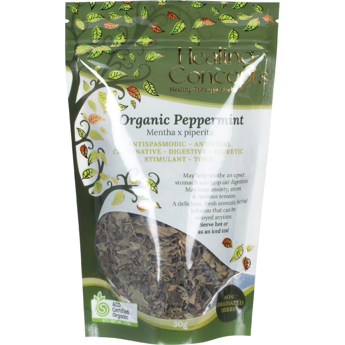 Healing Concepts Organic Peppermint 30g - Healing Concepts