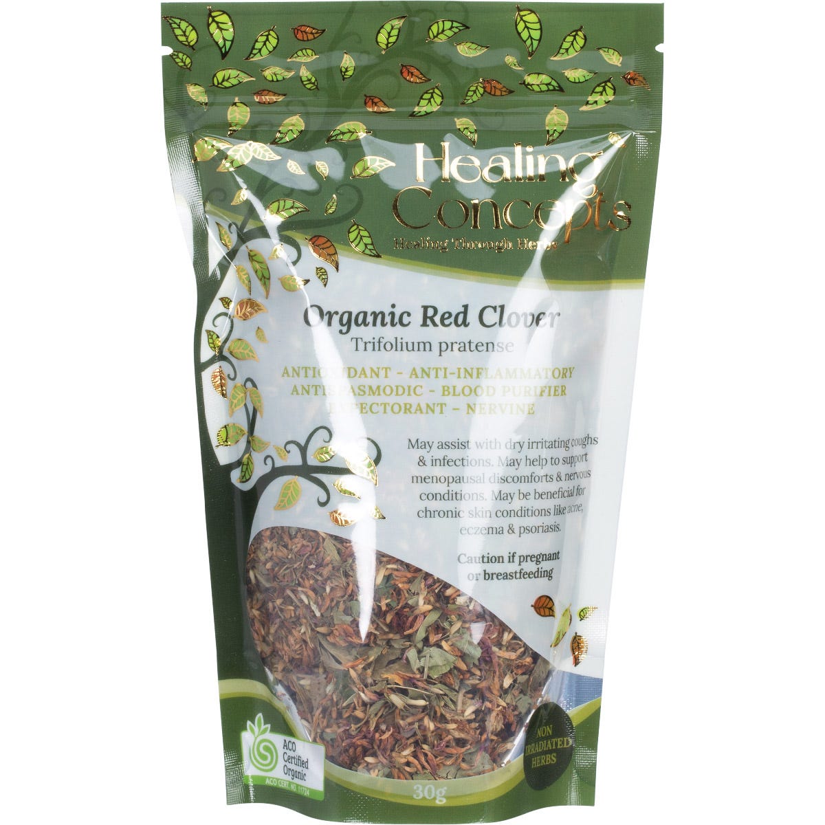 Healing Concepts Organic Red Clover 30g - Healing Concepts