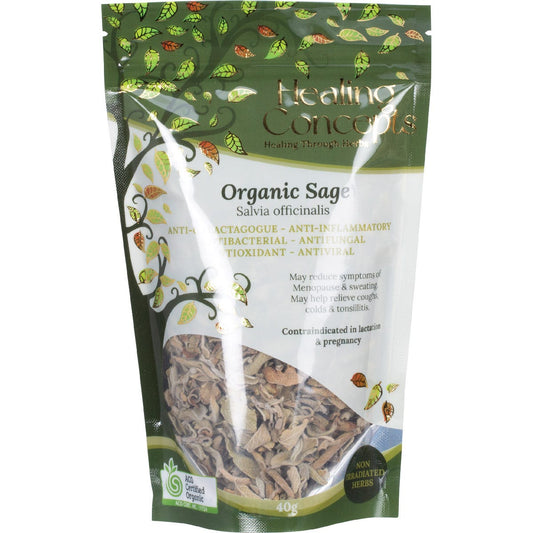 Healing Concepts Organic Sage 40g - Healing Concepts