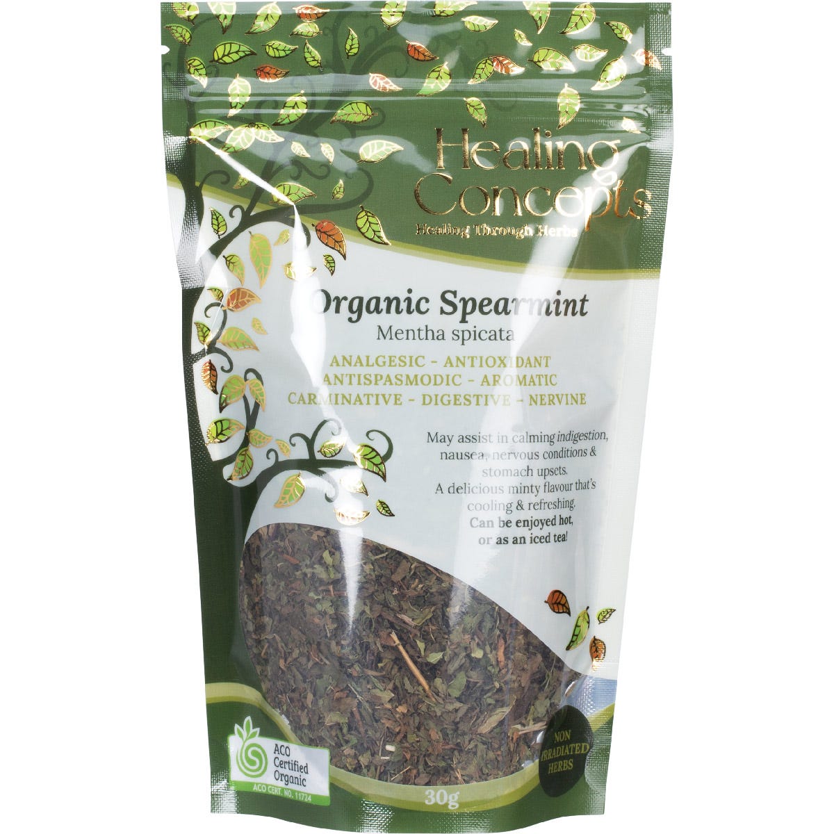 Healing Concepts Organic Spearmint 30g - Healing Concepts