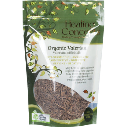 Healing Concepts Organic Valerian 50g - Healing Concepts