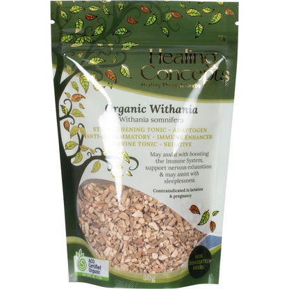 Healing Concepts Organic Withania 50g - Healing Concepts