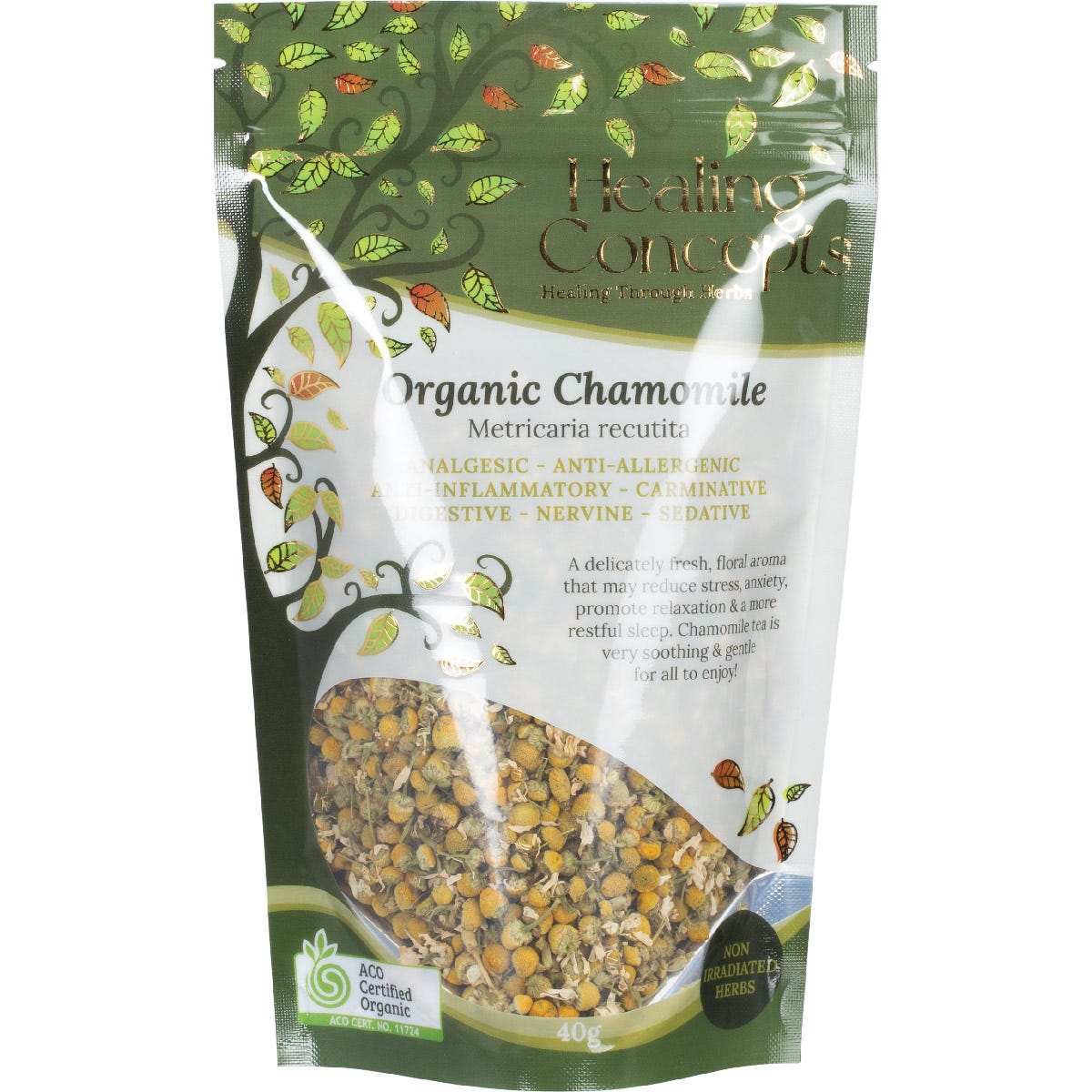 Healing Concepts Organic Chamomile 40g - Healing Concepts