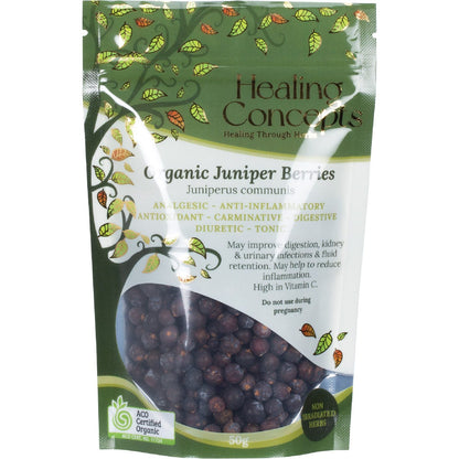 Healing Concepts Organic Juniper Berries 50g - Healing Concepts