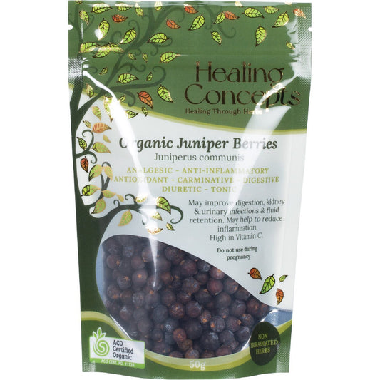 Healing Concepts Organic Juniper Berries 50g - Healing Concepts