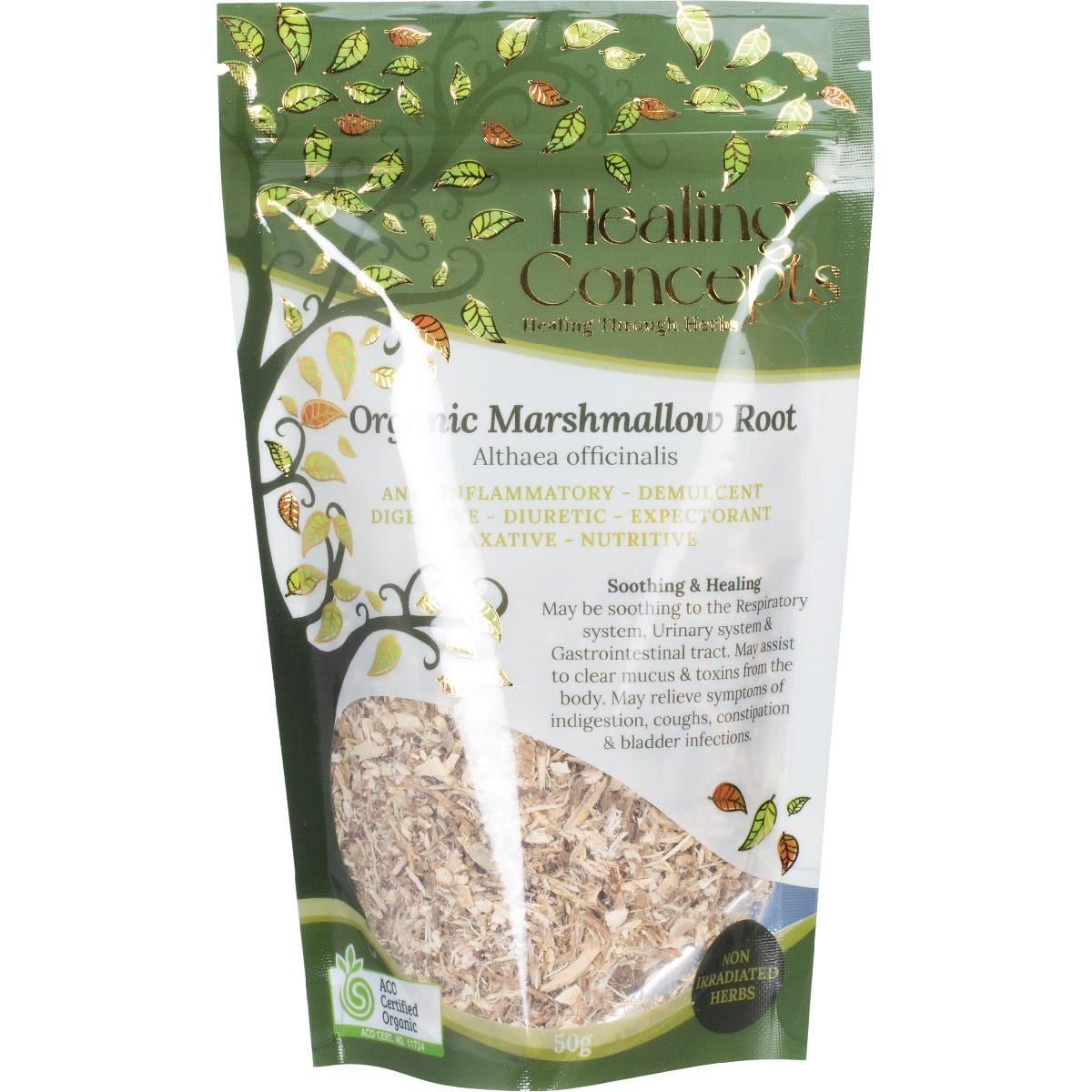 Healing Concepts Organic Marshmallow Root 50g - Healing Concepts