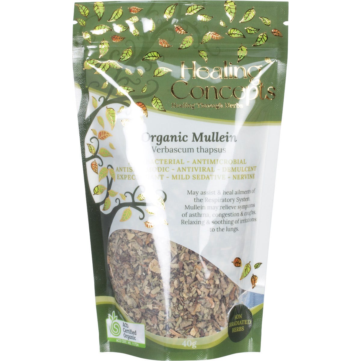 Healing Concepts Organic Mullein 40g - Healing Concepts