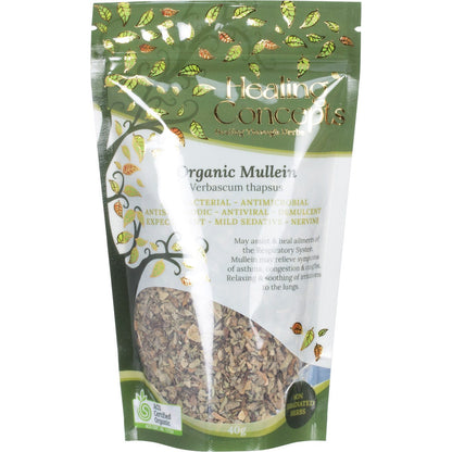 Healing Concepts Organic Mullein 40g - Healing Concepts