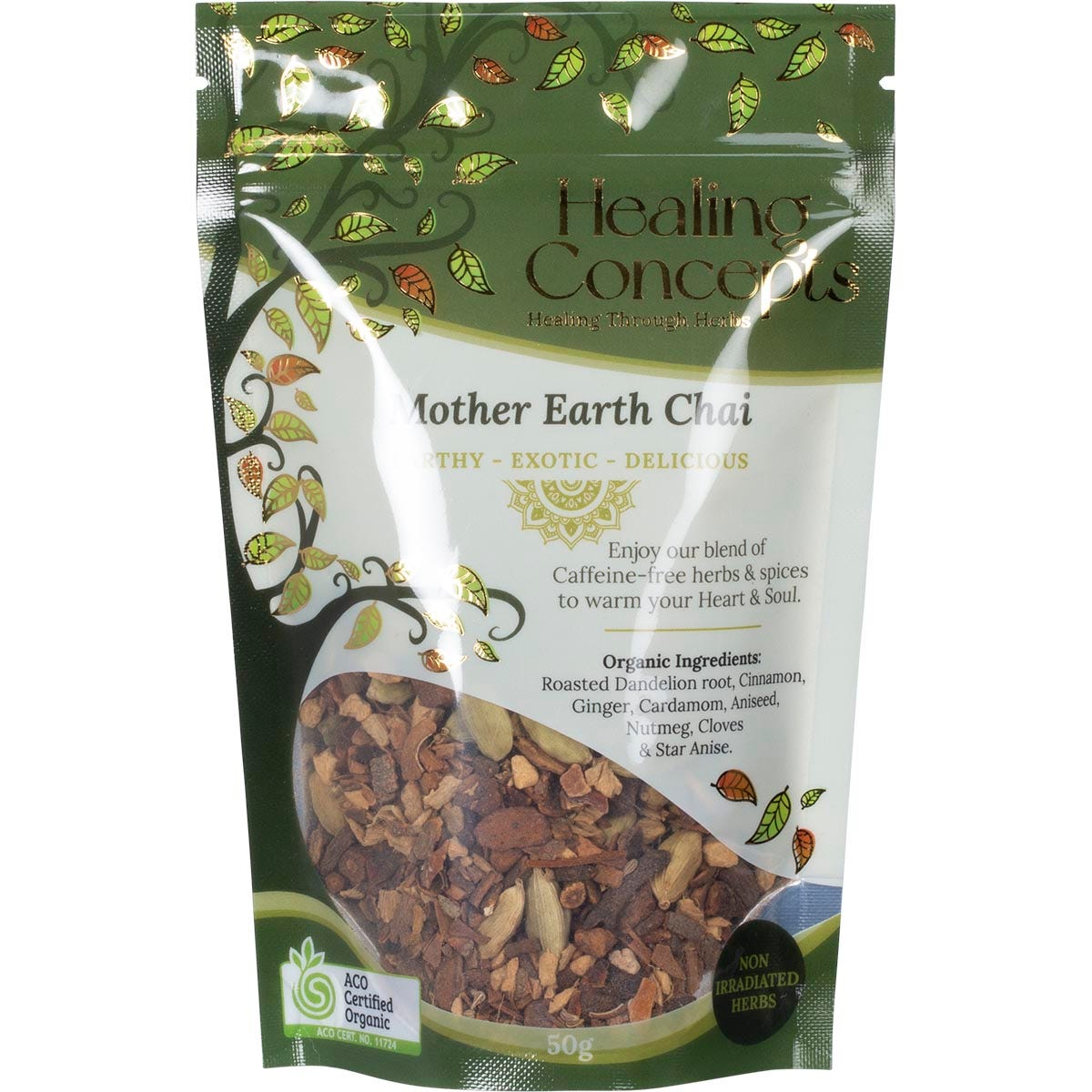 Healing Concepts Organic Mother Earth Chai 50g - Healing Concepts