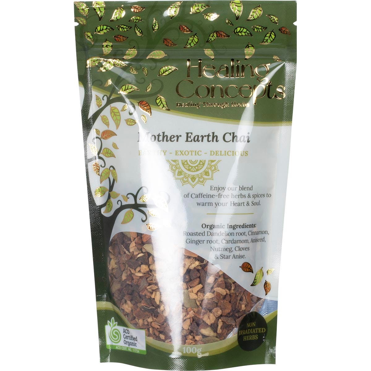 Healing Concepts Organic Mother Earth Chai 100g - Healing Concepts