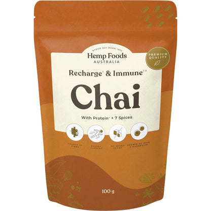 Hemp Foods Australia Chai Recharge & Immunity 100g - Hemp Foods Australia