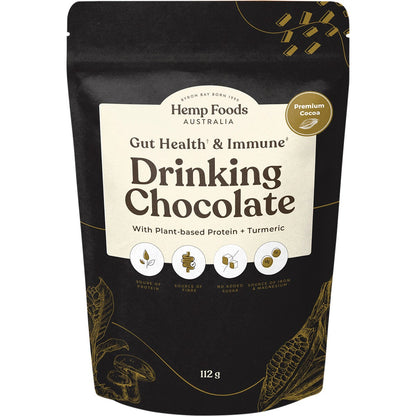 Hemp Foods Australia Drinking Chocolate Gut Health & Immune 112g - Hemp Foods Australia