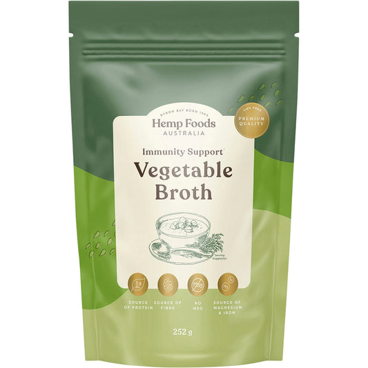 Hemp Foods Australia Vegetable Broth Immunity Support 252g - Hemp Foods Australia