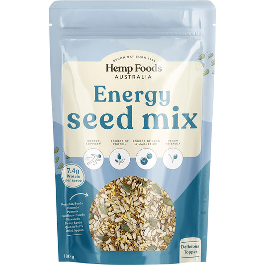 Hemp Foods Australia Energy Seed Mix 5x180g - Hemp Foods Australia
