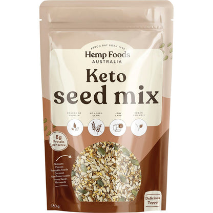 Hemp Foods Australia Keto Seed Mix 5x180g - Hemp Foods Australia