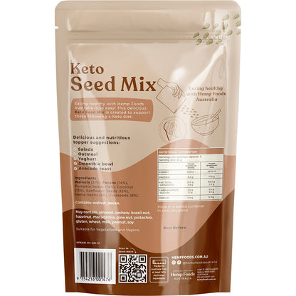 Hemp Foods Australia Keto Seed Mix 5x180g - Hemp Foods Australia