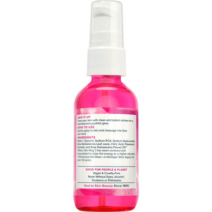Heritage Store Rosewater Serum 1% Hyaluronic Dry to Combination Skin 59ml - Heritage Store