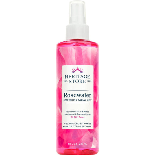 Heritage Store Rosewater Refreshing Facial Mist 237ml - Heritage Store