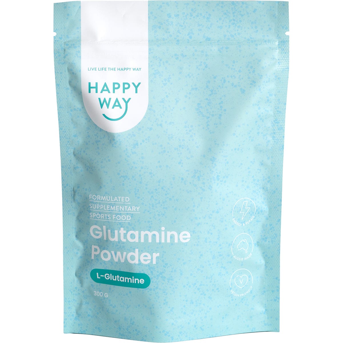 Happy Way Glutamine Powder L-Glutamine 300g - Happy Way