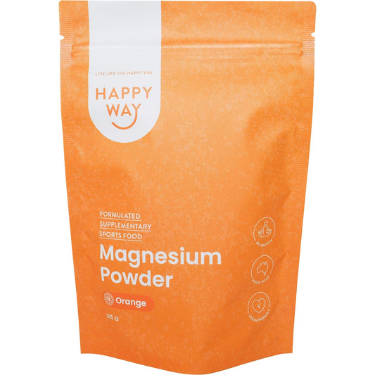 Happy Way Magnesium Powder Orange 315g - Happy Way