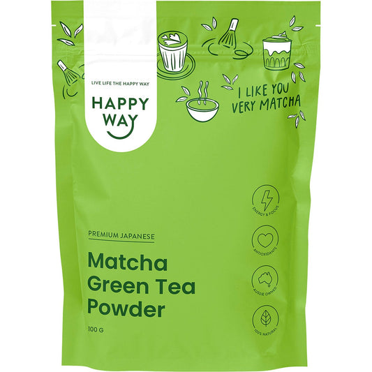Happy Way Matcha Green Tea Powder 100g - Happy Way