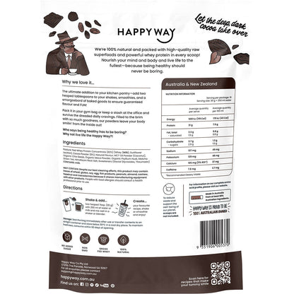 Happy Way Whey Protein Powder Dark Chocolate 500g - Happy Way