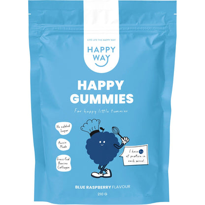 Happy Way Happy Gummies Blue Raspberry 210g - Happy Way