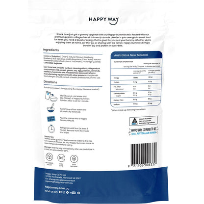 Happy Way Happy Gummies Blue Raspberry 210g - Happy Way
