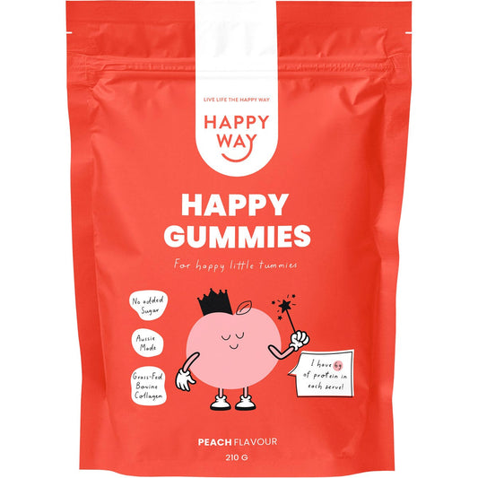 Happy Way Happy Gummies Peach 210g - Happy Way
