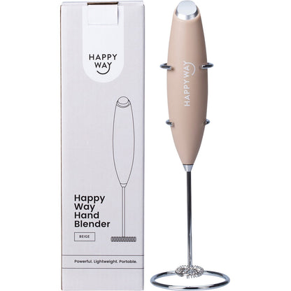 Happy Way Hand Blender Beige with Stand - Happy Way