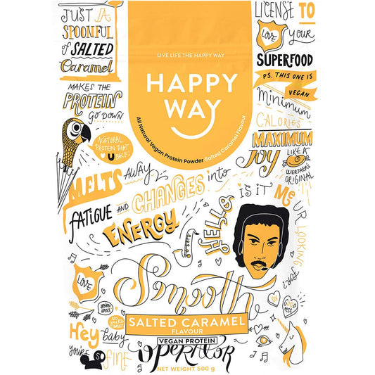 Happy Way Vegan Protein Powder Salted Caramel 500g - Happy Way