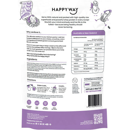 Happy Way Whey Protein Powder Peanut Butter 500g - Happy Way