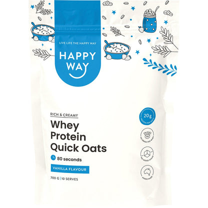 Happy Way Whey Protein Quick Oats Vanilla 700g - Happy Way