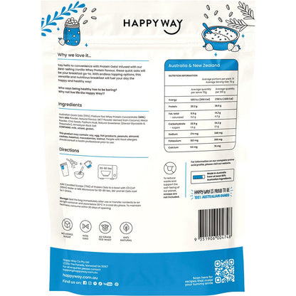 Happy Way Whey Protein Quick Oats Vanilla 700g - Happy Way