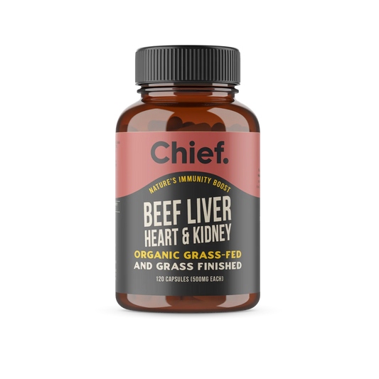 Organic Beef Liver, Heart & Kidney Immunity Boost (30 Servings)