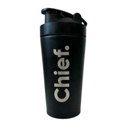 Chief Stainless Steel Protein Shaker 500ml