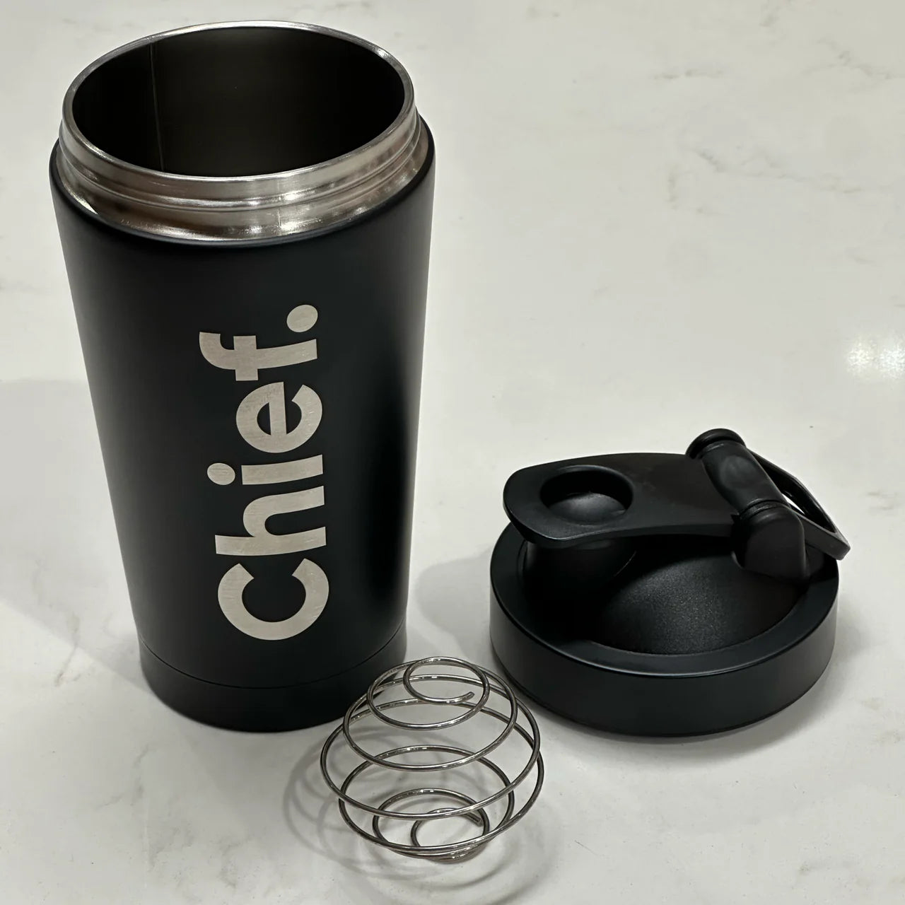 Chief Stainless Steel Protein Shaker 500ml