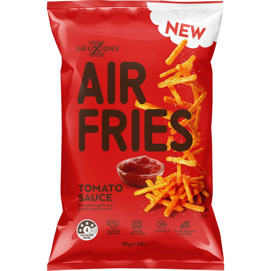 Infuzions Air Fries Tomato Sauce 6x90g - Infuzions