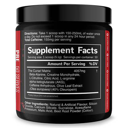 JNX Sports, The Curse!® Pre-Workout