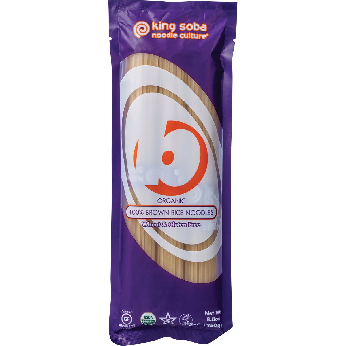 King Soba Organic 100% Brown Rice Noodles 250g - King Soba
