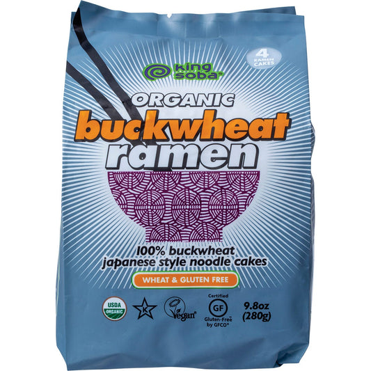King Soba Organic Buckwheat Ramen Noodles 280g - King Soba