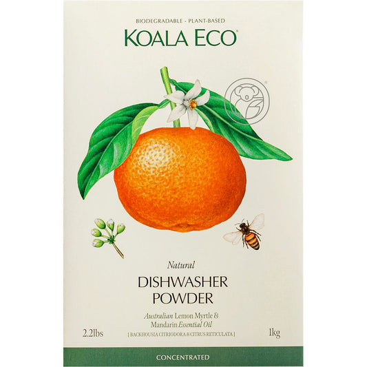 Koala Eco Dishwasher Powder Lemon Myrtle & Mandarin 1kg - Koala Eco