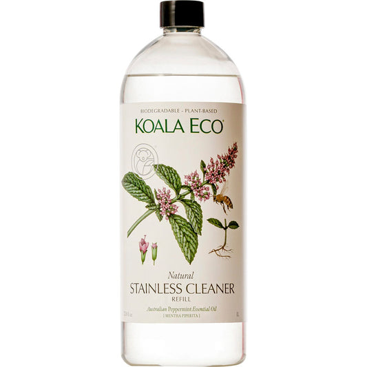 Koala Eco Stainless Steel Cleaner Peppermint 1L - Koala Eco