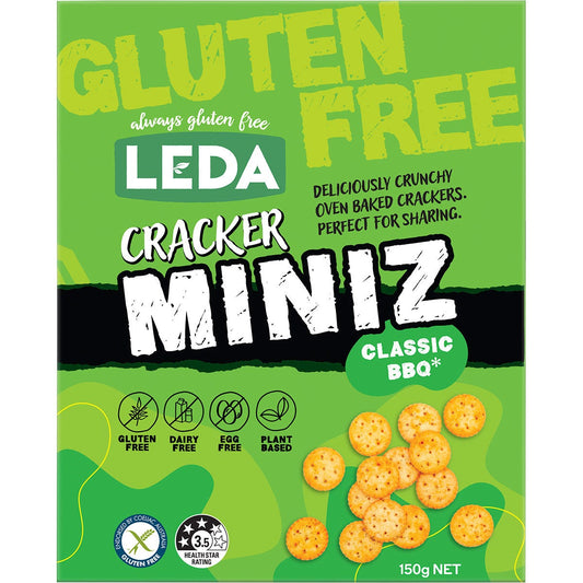 Leda Cracker Miniz Classic BBQ 6x150g - Leda