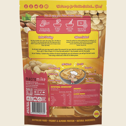 Plant Protein Pudding Choc Peanut Truffle Fudge 400g